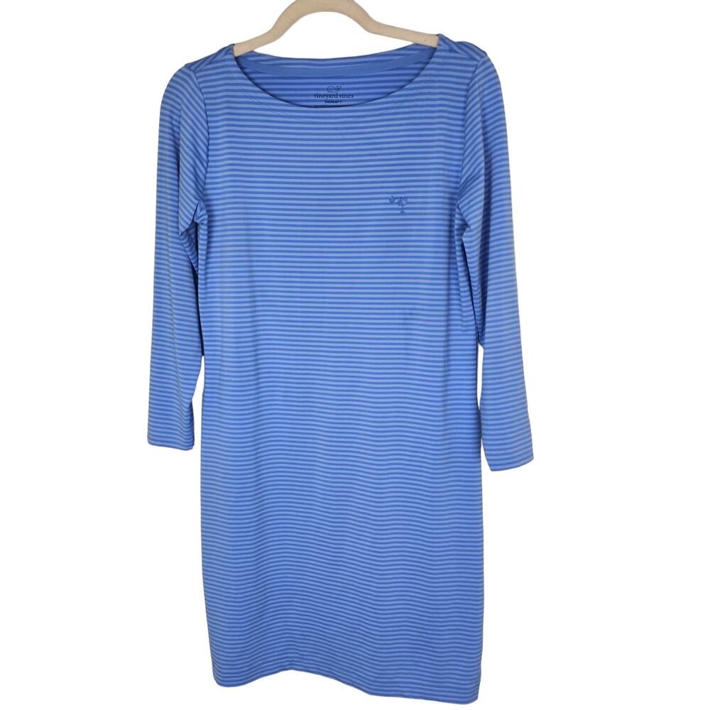 Vineyard Vines Womens Sankaty Striped Mini Dress Size S  Coastal Grandma Preppy